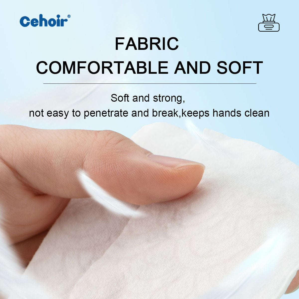 Flushable Wet Wipes 100%Virgin Wood Pulp