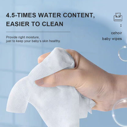 Baby Wipes 100% plant-based natural fiber