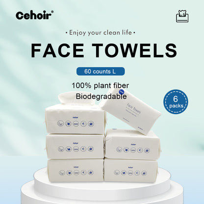 Face Towels 100%Plant fibre (pack)