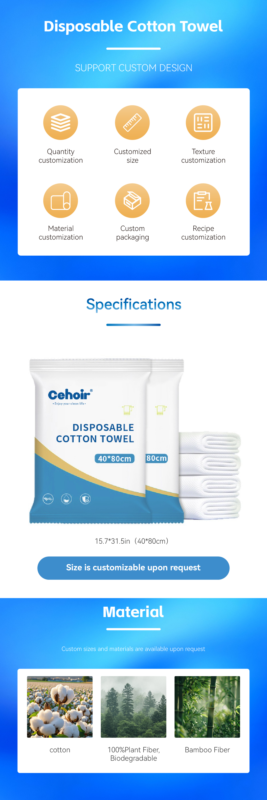 Disposable Cotton Towel