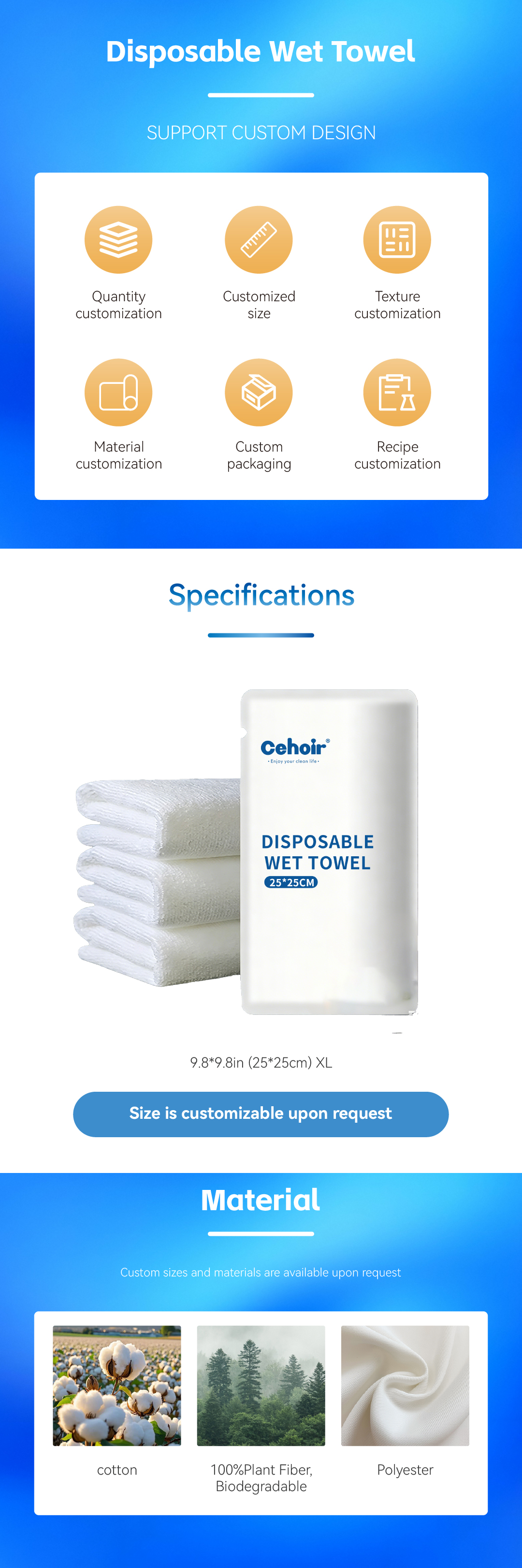 Disposable Wet Towel