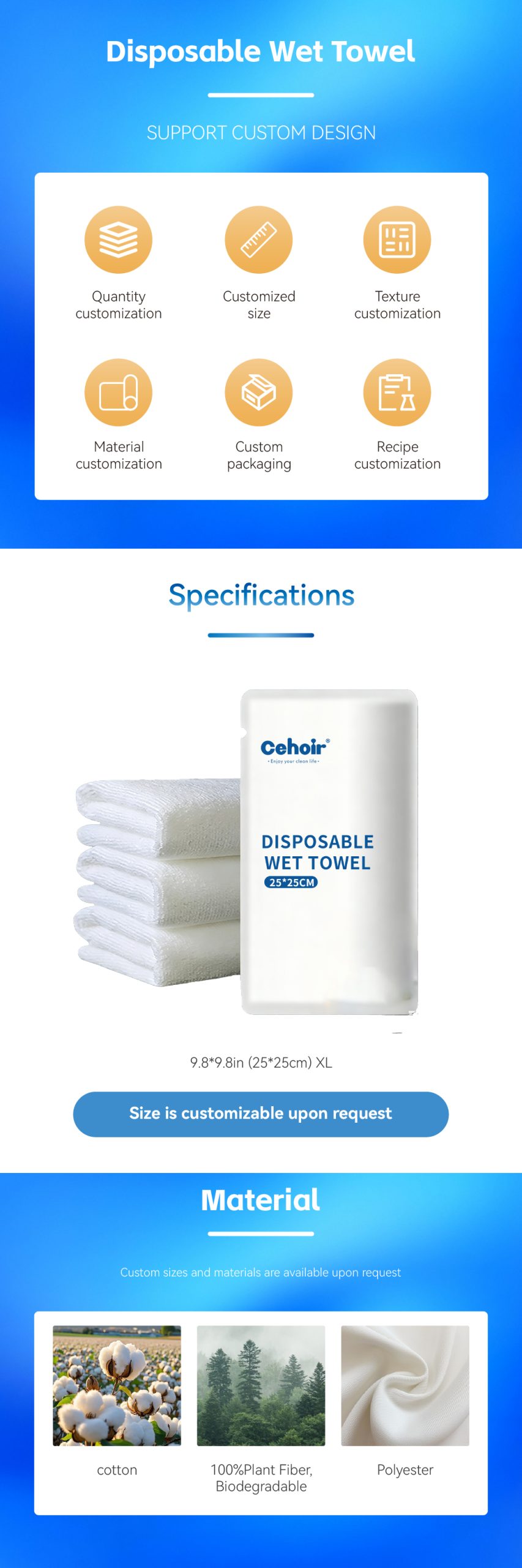 Disposable Wet Towel